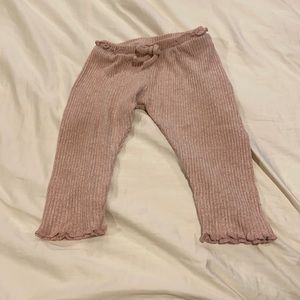 Zara waffle knit leggings size 12-18 months
